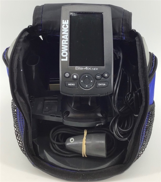 Hock Shop Marketplace  LOWRANCE FISH FINDER W/ PORTABLE PACK
