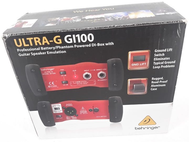 Behringer GI100 ULTRA G - Boite de direct (DI