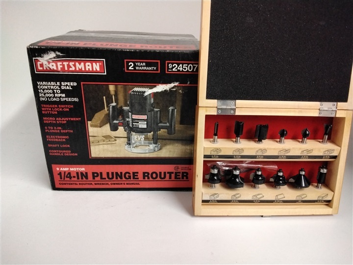 Craftsman router deals set