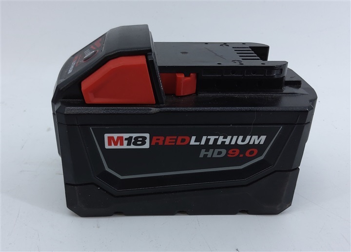 Hock Shop Marketplace MILWAUKEE M18 RED LITHIUM HD 9.0 AH BATTERY