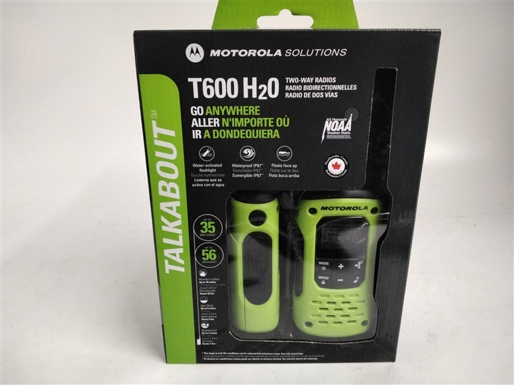 Hock Shop Marketplace IN BOX 2 MOTOROLA T600 H20 TWO WAY RADIOS