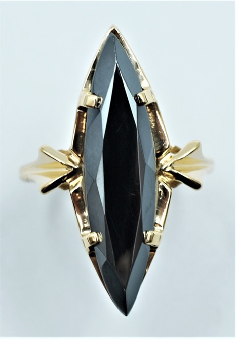 Vintage black alaskan diamond on sale ring